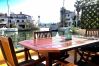 Maison à Empuriabrava - 151-Maison de pêcheur typique avec vue sur le canal, parking-wifi gratuit