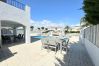 House in Empuriabrava - 150-Beautiful canal house with pool and mooring