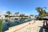 House in Empuriabrava - 150-Beautiful canal house with pool and mooring