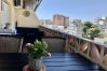 Ferienwohnung in Rosas / Roses - 155- Apartment mit Blick auf die Kanäle und den Pool