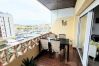 Ferienwohnung in Rosas / Roses - 155- Apartment mit Blick auf die Kanäle und den Pool