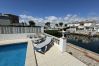 Ferienhaus in Empuriabrava - 150-Schönes Ferienhaus mit Pool und Liegeplatz Empuriabrava-Empurialola